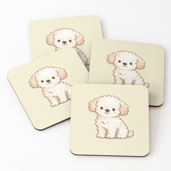 Item preview, Cute Spanish Water Dog Illustration – Minimalist Artistic Puppy Design designed and sold by DrizzyV.
