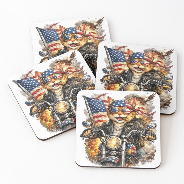 Item preview, Freedom Rider Cat designed and sold by SkyLark Studio.