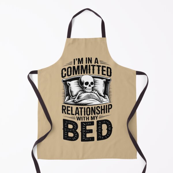 Item preview, Committed Relationship Bed Skeleton Funny Vintage designed and sold by GrafTeesLab.