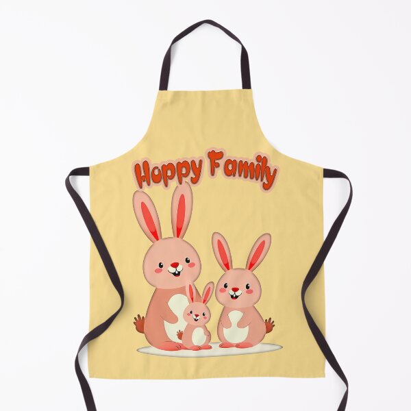 Artikelvorschau, Happy Easter Family – Cute Bunny Illustration entworfen und verkauft von Topoartispp.