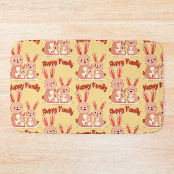 Artikelvorschau, Happy Easter Family – Cute Bunny Illustration entworfen und verkauft von Topoartispp.