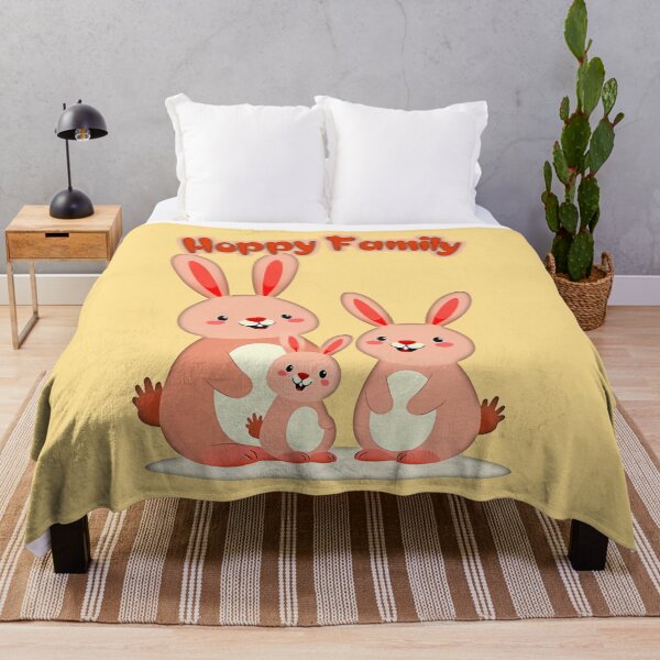 Item preview, Happy Easter Family – Cute Bunny Illustration designed and sold by Topoartispp.