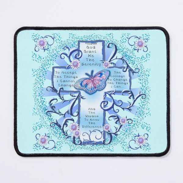 Item preview, Blue Serenity Christian Cross designed and sold by artmuvz.