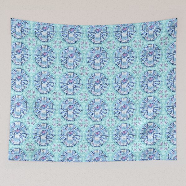 Item preview, Blue Serenity Christian Cross designed and sold by artmuvz.