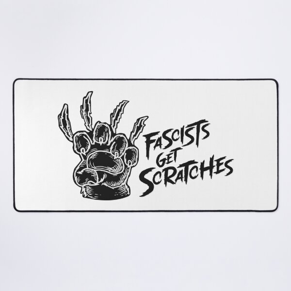 Item preview, FASCISTS GET SCRATCHES designed and sold by oddwonders.