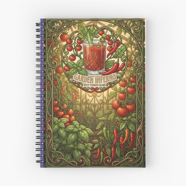 Item preview, Art Nouveau Bloody Mary Cocktail Vintage Spicy Tomato Aesthetic designed and sold by OneLineBar.