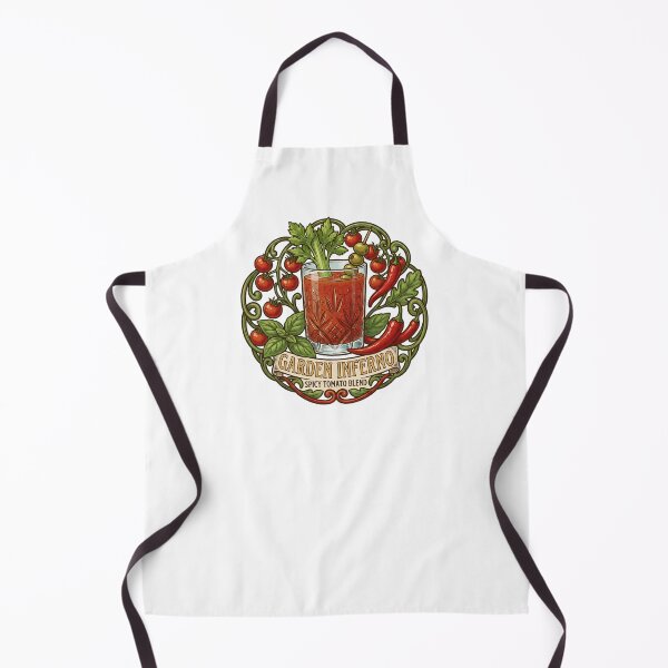 Item preview, Art Nouveau Bloody Mary Cocktail Vintage Spicy Tomato Aesthetic designed and sold by OneLineBar.
