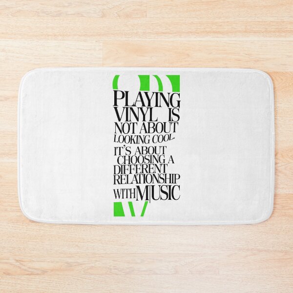 Item preview, Playing Vinyl gift – 8-Bit Typography DJ Wall Art for True Music Lovers designed and sold by paulo silveira.