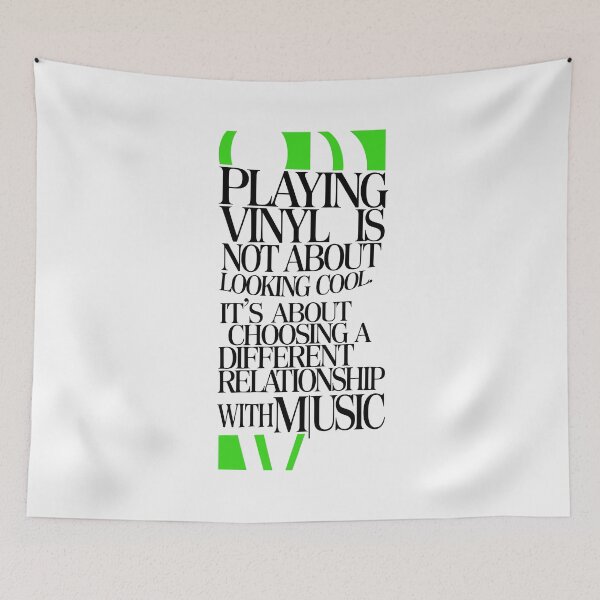 Item preview, Playing Vinyl gift – 8-Bit Typography DJ Wall Art for True Music Lovers designed and sold by paulo silveira.