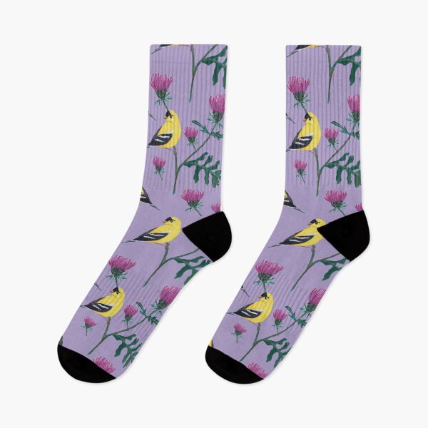 Item preview, American Goldfinch on thistle designed and sold by Peleegirl.