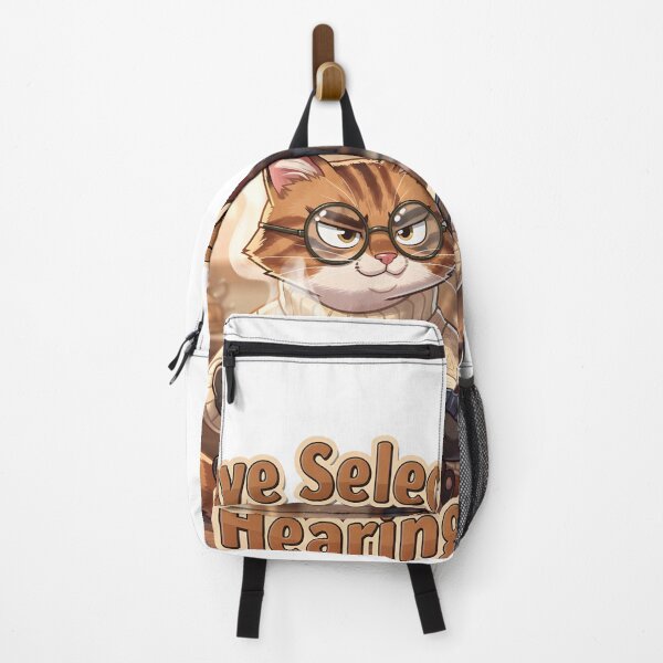 Item preview, I Have Selective Hearing Cat Reader designed and sold by Feral Feline.