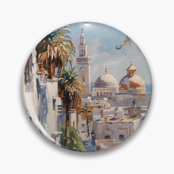 Item preview, Impressionist painting of Tunis around 1900 designed and sold by Karabooki.