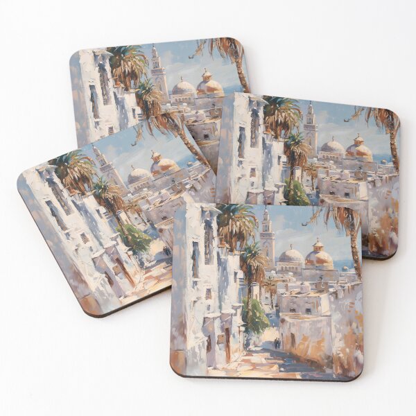 Item preview, Impressionist painting of Tunis around 1900 designed and sold by Karabooki.