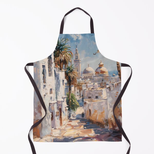Item preview, Impressionist painting of Tunis around 1900 designed and sold by Karabooki.