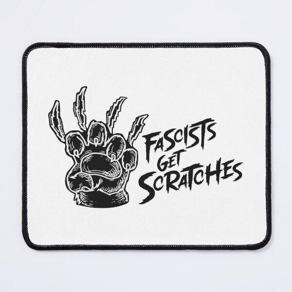 Item preview, FASCISTS GET SCRATCHES designed and sold by oddwonders.