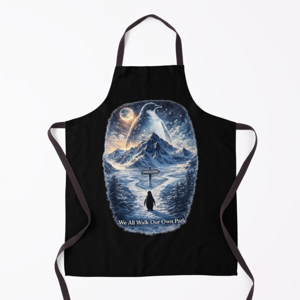 Item preview, The Path of the Unknown –Journey Beyond Fear –Penguin Journey in the Unknown designed and sold by CosmicSplendor.