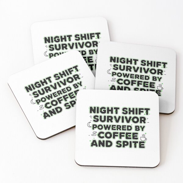 Item preview, Funny Night Shift Survivor designed and sold by KrovusLab.