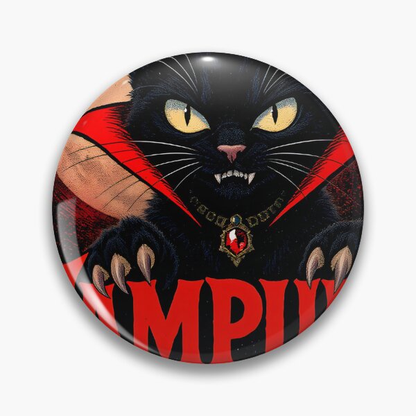 Item preview, Vampurrr Bites Again Halloween Cat Vampire designed and sold by TeeSpectrume.