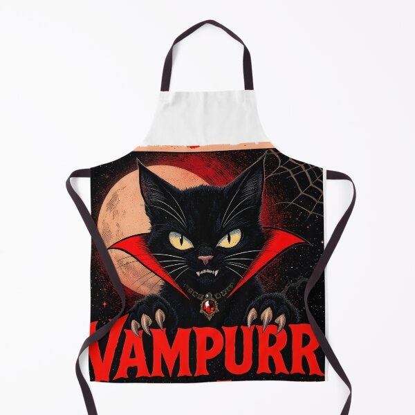 Item preview, Vampurrr Bites Again Halloween Cat Vampire designed and sold by TeeSpectrume.