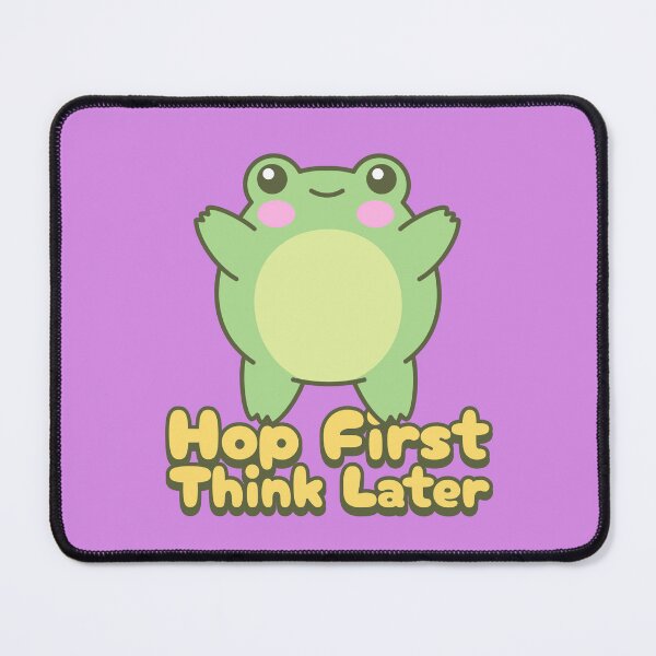 Item preview, Hop First Think Later Cute Frog designed and sold by Homelife3.