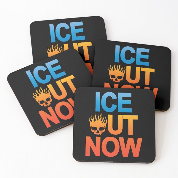 Item preview, ICE OUT NOW skull (version 3) designed and sold by Winner Chicken Dinner Designs.