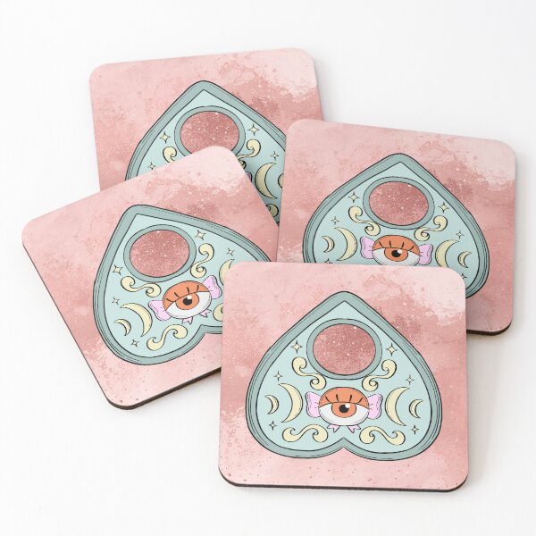 Item preview, Pink Watercolor Ouija Planchette designed and sold by AnimaliaStar.