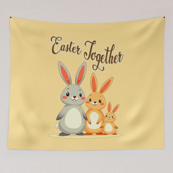 Item preview, Easter Together – Sweet Bunny Family designed and sold by Topoartispp.