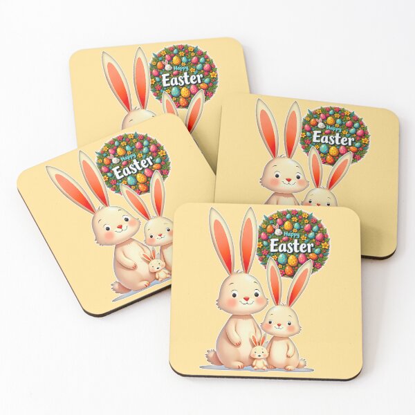 Item preview, Easter Family – Cute Bunny Celebration designed and sold by Topoartispp.