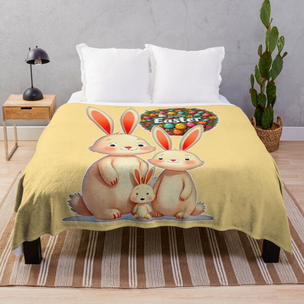 Item preview, Easter Family – Cute Bunny Celebration designed and sold by Topoartispp.
