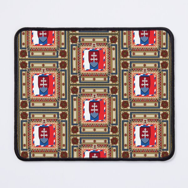 Item preview, Medium Stylized Slovakia Flag Art | Central Europe Medievalist Symbols Union designed and sold by Based History.