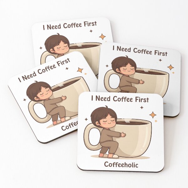 Item preview, i need coffee first designed and sold by Uglyandcute.