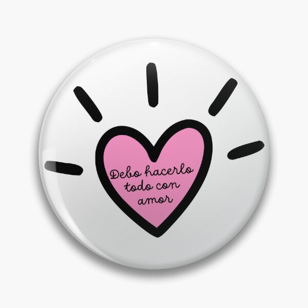 Item preview, Debo hacerlo todo con amor heart sticker designed and sold by DesignPMG.