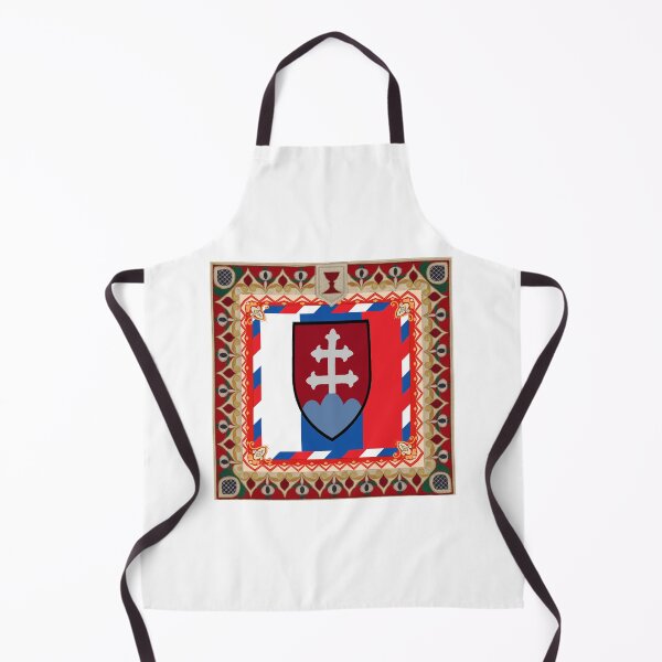 Item preview, Stylized Slovakia Flag Art | Central Europe Medievalist Symbols Union designed and sold by Based History.