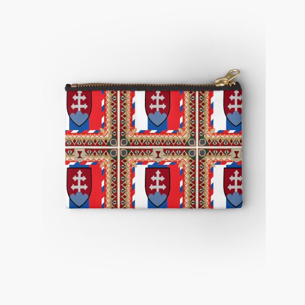 Item preview, Stylized Slovakia Flag Art | Central Europe Medievalist Symbols Union designed and sold by Based History.