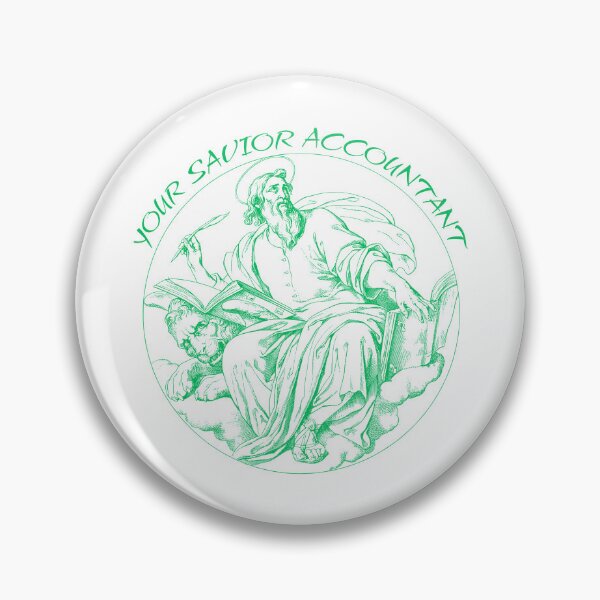 Item preview, Your Savior Accountant designed and sold by GOLDENGARDENART.