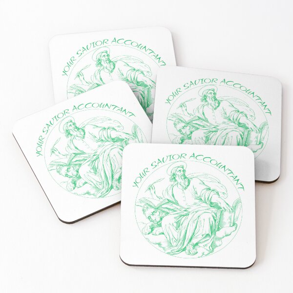 Item preview, Your Savior Accountant designed and sold by GOLDENGARDENART.