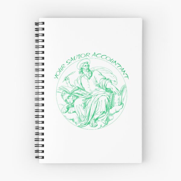 Item preview, Your Savior Accountant designed and sold by GOLDENGARDENART.