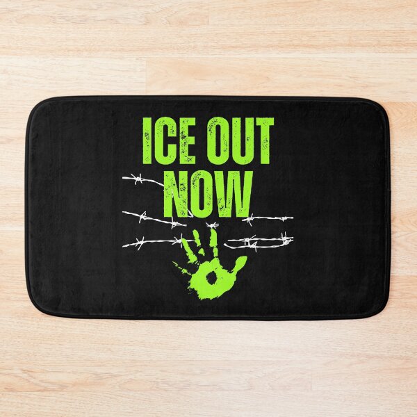 Item preview, ICE Out Now Barb Wire Resistance Protest Design designed and sold by EarthArtDesigns.