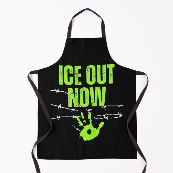 Item preview, ICE Out Now Barb Wire Resistance Protest Design designed and sold by EarthArtDesigns.