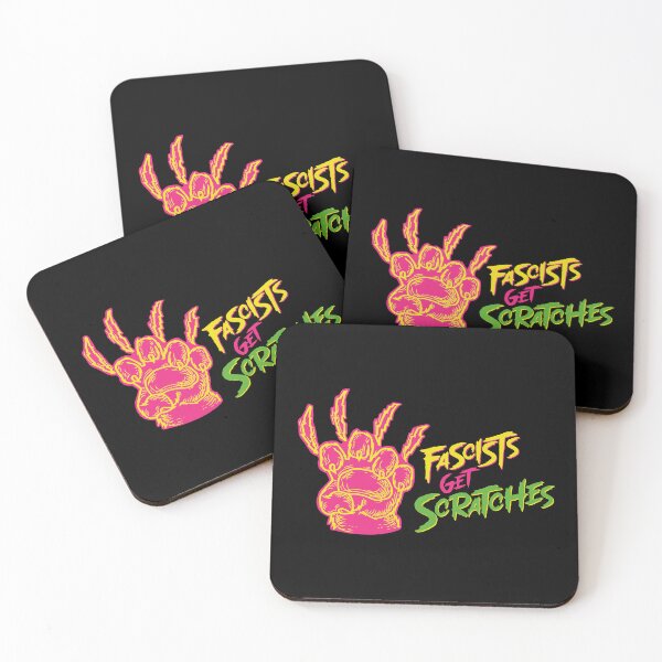 Item preview, FASCISTS GET SCRATCHES designed and sold by oddwonders.