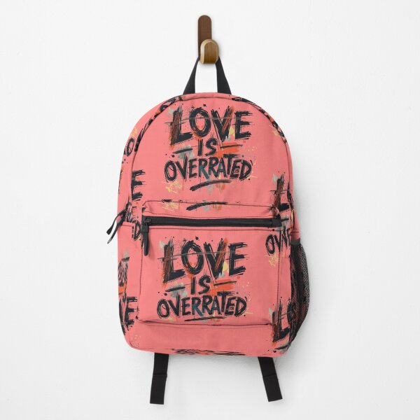 Item preview, Love Is Overrated – Bold Sarcastic Quote Sticker designed and sold by GOTCHO1.