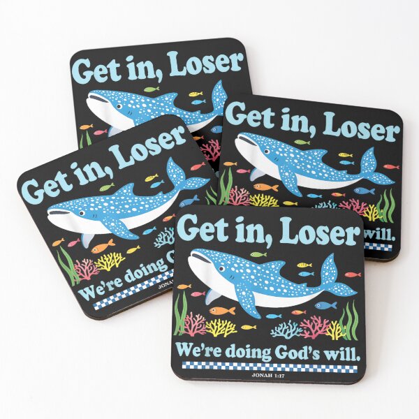 Item preview, Get in Loser We're Doing God's Will Whale Shark Jesus Bible designed and sold by tarikusa02.