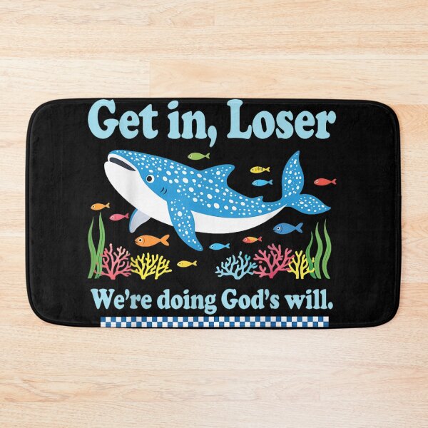 Item preview, Get in Loser We're Doing God's Will Whale Shark Jesus Bible designed and sold by tarikusa02.