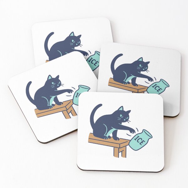 Item preview, abolish-ice anti ice funny cats designed and sold by Charonde.