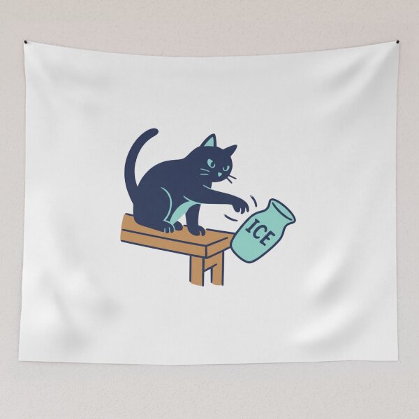Item preview, abolish-ice anti ice funny cats designed and sold by Charonde.