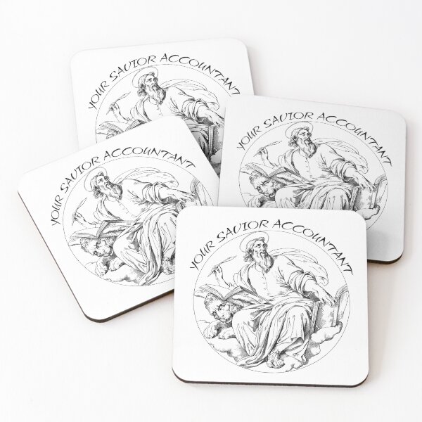 Item preview, Your Savior Accountant designed and sold by GOLDENGARDENART.