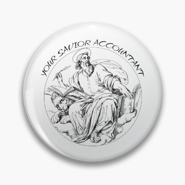 Item preview, Your Savior Accountant designed and sold by GOLDENGARDENART.