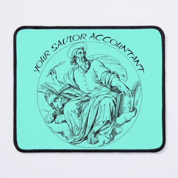 Item preview, Your Savior Accountant designed and sold by GOLDENGARDENART.