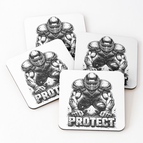 Item preview, Mean Strong Football Player Lineman  designed and sold by CoolShirtDepot.