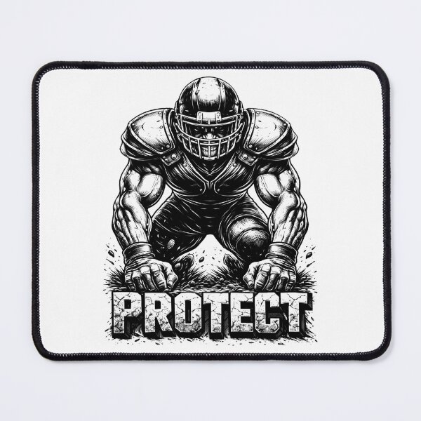 Item preview, Mean Strong Football Player Lineman  designed and sold by CoolShirtDepot.